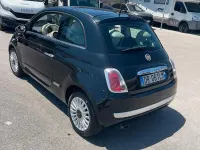 Usata Fiat 500 Lounge 75 CV (55 kW) 2008 Nero Cabrio