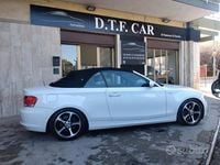 Usata BMW 120 Cabriolet Efficient Dynamics 177 CV (130 kW) 2009 Bianco Cabrio