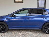 Usata VW Polo R-line 110 CV (80 kW) 2023 Blu Utilitaria