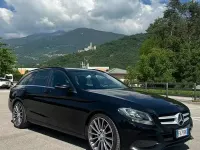 Usata Mercedes C200 136 CV (100 kW) 2015 Nero Station wagon