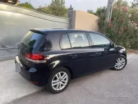 Usata VW Golf VI Highline 105 CV (77 kW) 2011 Nero Utilitaria