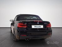 Usata BMW 220 M Sport 190 CV (139 kW) 2019 Nero Cabrio
