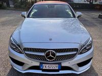 Usata Mercedes C220 Premium Plus 170 CV (125 kW) 2017 Argento Cabrio