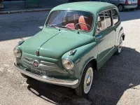 Usata Fiat 600 1950 Verde Utilitaria