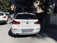 Usata BMW 116 Sport Line 116 CV (85 kW) 2015 Bianco Utilitaria