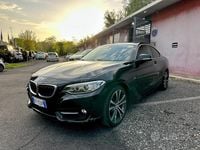 Usata BMW 218 Sport Line 149 CV (109 kW) 2017 Nero Coupé
