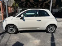 Usata Fiat 500 Lounge 69 CV (50 kW) 2009 Bianco Cabrio