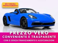 Usata Porsche 718 Boxster Sport 300 CV (220 kW) 2023 Blu shark Cabrio