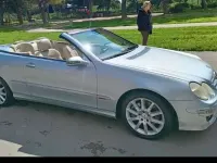 Usata Mercedes CLK320 Elegance 224 CV (164 kW) 2007 Argento Cabrio