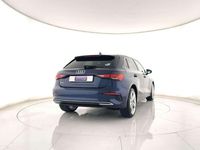 Usata Audi A3 Advanced 150 CV (110 kW) 2022 Blu metallizzato Berlina