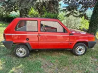 Usata Fiat Panda Young 34 CV (25 kW) 1991 Rosso Berlina