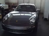 Usata Porsche 997 355 CV (261 kW) 2007 Grigio Cabrio