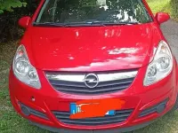 Usata Opel Corsa 80 CV (58 kW) 2007 Rosso Utilitaria