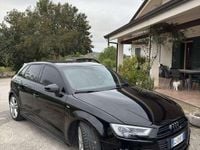 Usata Audi A3 S-Line 116 CV (85 kW) 2017 Nero Berlina
