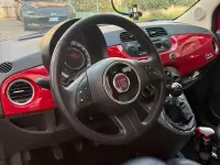 Usata Fiat 500 75 CV (55 kW) 2009 Rosso Cabrio