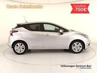 Usata Nissan Micra Acenta 101 CV (74 kW) 2020 Argento Berlina
