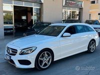 Usata Mercedes C220 AMG 170 CV (125 kW) 2014 Bianco Station wagon