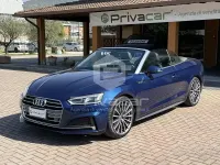 Usata Audi A5 Cabriolet Sport 190 CV (139 kW) 2018 Blu Cabrio
