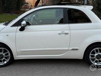 Usata Fiat 500 Lounge 75 CV (55 kW) 2008 Bianco Cabrio