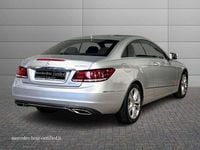 Usata Mercedes E250 204 CV (150 kW) 2015 Argento iridio Coupé