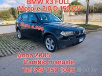 Usata BMW X3 150 CV (110 kW) 2005 Nero SUV