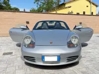 Second-hand Porsche Boxster 228 CP (167 kW) 2003 Argintiu Cabrio