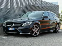 Usata Mercedes C220 Avantgarde 170 CV (125 kW) 2017 Nero Station wagon