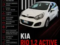 Usata Kia Rio Active 86 CV (63 kW) 2015 Bianco Berlina
