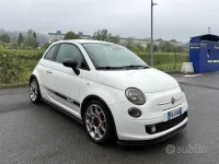 Usata Fiat 500 75 CV (55 kW) 2010 Bianco Utilitaria