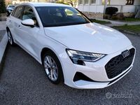 Usata Audi A3 Advanced 116 CV (85 kW) 2024 Bianco pastello Berlina