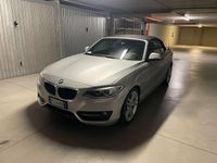Usata BMW 220 Sport Line 190 CV (139 kW) 2016 Argento Cabrio