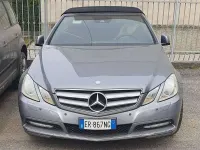 Usata Mercedes E200 Avantgarde 184 CV (135 kW) 2013 Argento Cabrio