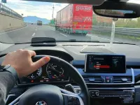 Usata BMW 218 150 CV (110 kW) 2018 Bianco Monovolume