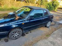 Usata VW Golf Cabriolet Classicline 101 CV (74 kW) 1997 Blu Cabrio