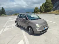 Usata Fiat 500 Pop 75 CV (55 kW) 2008 Marrone Utilitaria