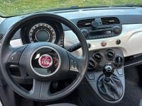 Usata Fiat 500 69 CV (50 kW) 2009 Bianco Cabrio