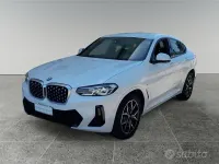 Usata BMW X4 M Sport 190 CV (139 kW) 2021 Alpin white pastello SUV