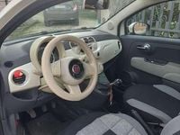 Usata Fiat 500 Lounge 75 CV (55 kW) 2009 Bianco Utilitaria