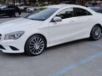 Usata Mercedes CLA180 Premium 109 CV (80 kW) 2014 Bianco Coupé