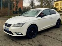 Usata Seat Leon FR 150 CV (110 kW) 2013 Bianco Coupé