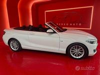Usata BMW 220 183 CV (134 kW) 2015 Bianco Cabrio