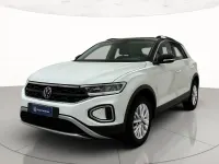 Usata VW T-Roc Life 110 CV (80 kW) 2023 Pure white nero SUV