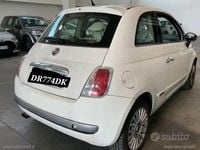 Usata Fiat 500 Lounge 75 CV (55 kW) 2008 Bianco Utilitaria
