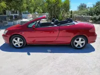 Usata Peugeot 307 CC 109 CV (80 kW) 2005 Rosso Cabrio