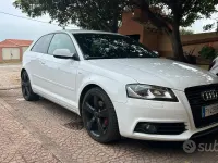 Usata Audi A3 S-Line 170 CV (125 kW) 2012 Bianco Utilitaria