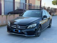 Usata Mercedes C180 Business 115 CV (84 kW) 2017 Nero Station wagon