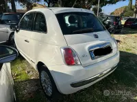 Usata Fiat 500 Lounge 75 CV (55 kW) 2008 Bianco Cabrio