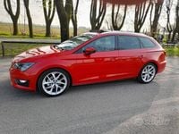 Usata Seat Leon FR 150 CV (110 kW) 2014 Rosso Station wagon