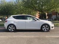 Usata Seat Leon FR 125 CV (91 kW) 2014 Bianco Berlina