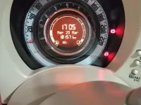 Usata Fiat 500 Lounge 69 CV (50 kW) 2009 Rosso Cabrio